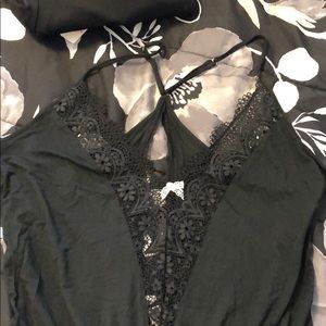 Cheeky t back night romper